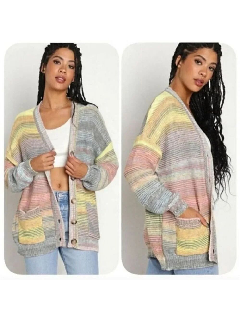 NWOT Show Me Your Mumu Callie Cardigan Outdoor Ombre Sz M